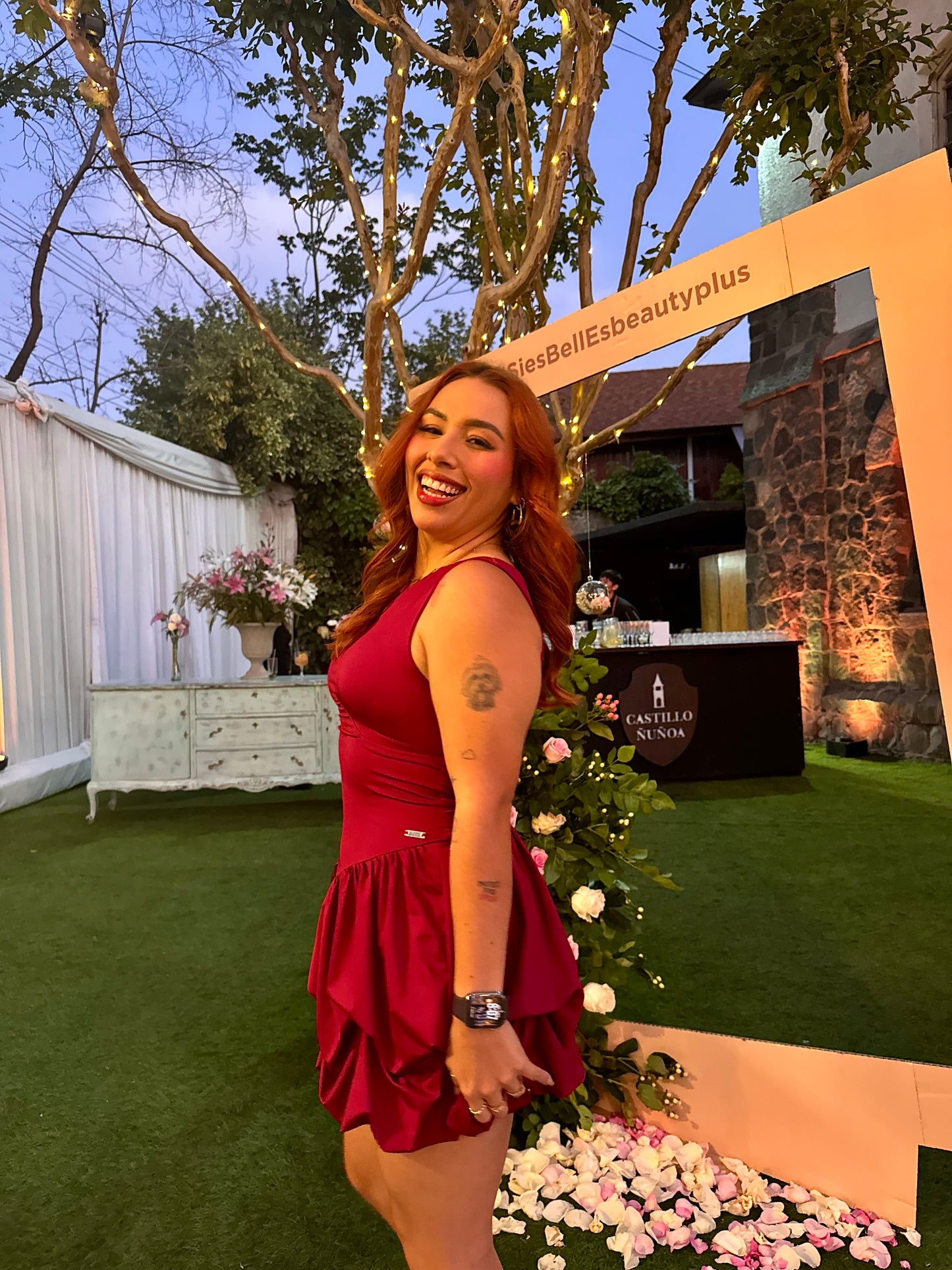 Vestido Lux Burdeo - ÚLTIMAS PIEZAS