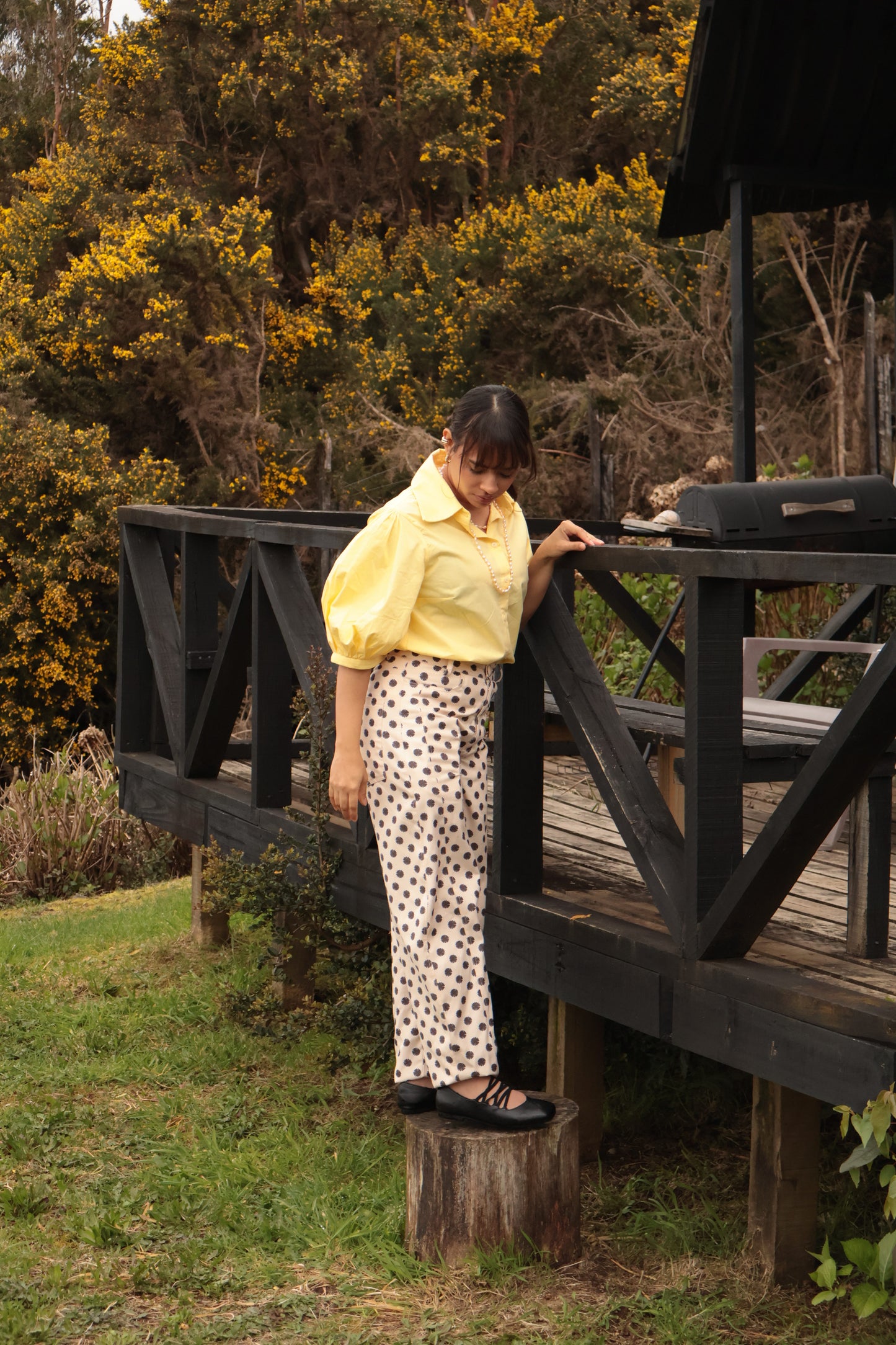 Pantalón Pixie Crema