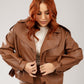 Chaqueta New York camel