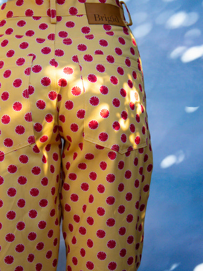 PREVENTA / Envío 10 días hábiles /  Pantalon Pixie Amarillo
