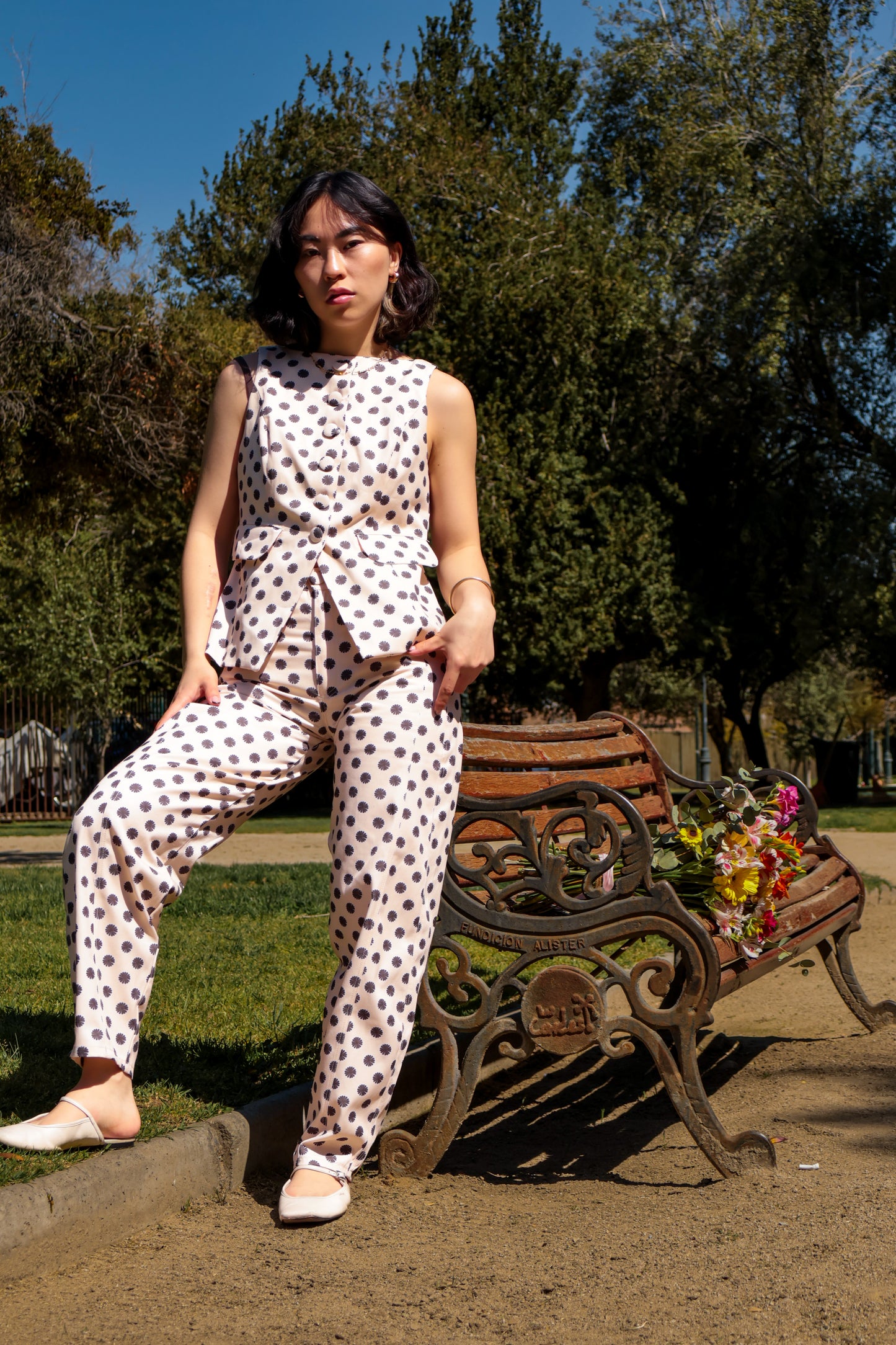 Pantalón Pixie Crema