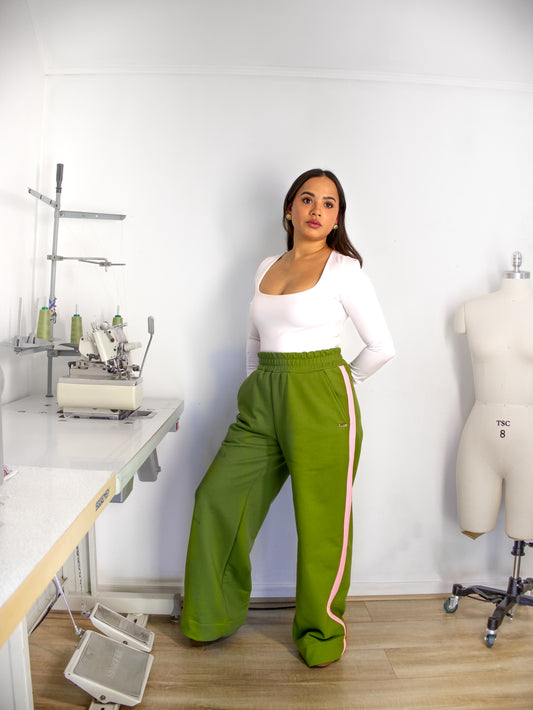 Pantalón Agnes Matcha