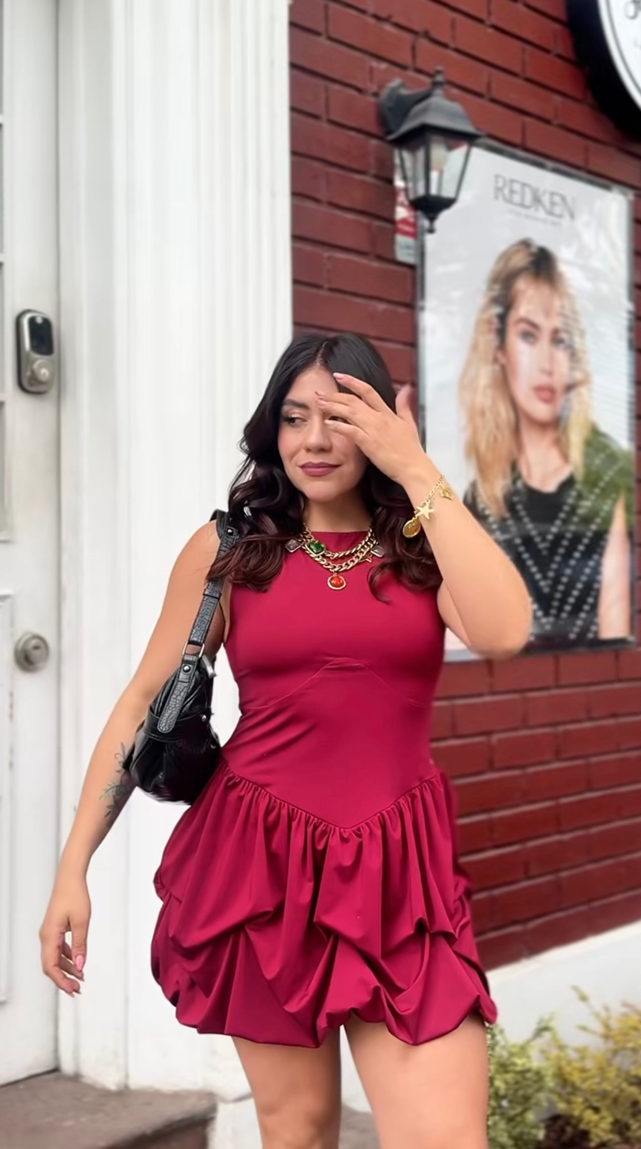 Vestido Lux Burdeo - ÚLTIMAS PIEZAS