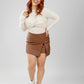 Falda Short Alicia Camel