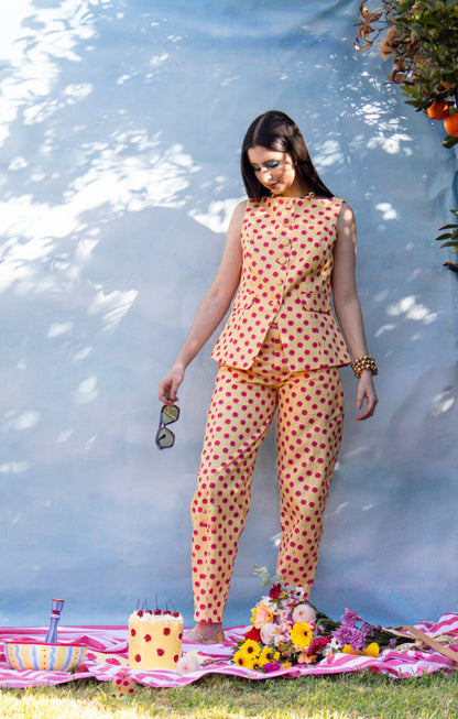 PREVENTA / Envío 10 días hábiles /  Pantalon Pixie Amarillo