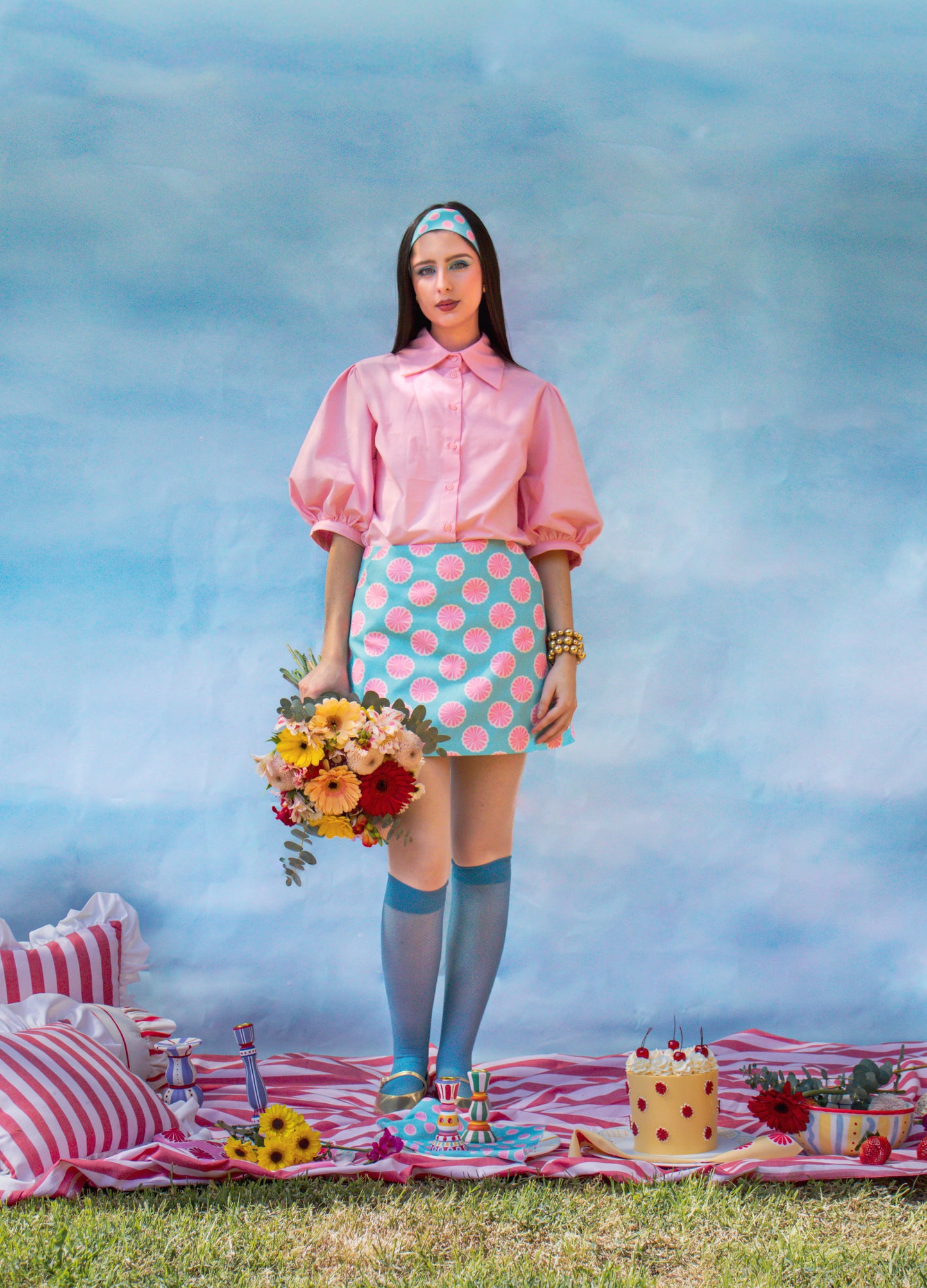 Falda Nuba Menta