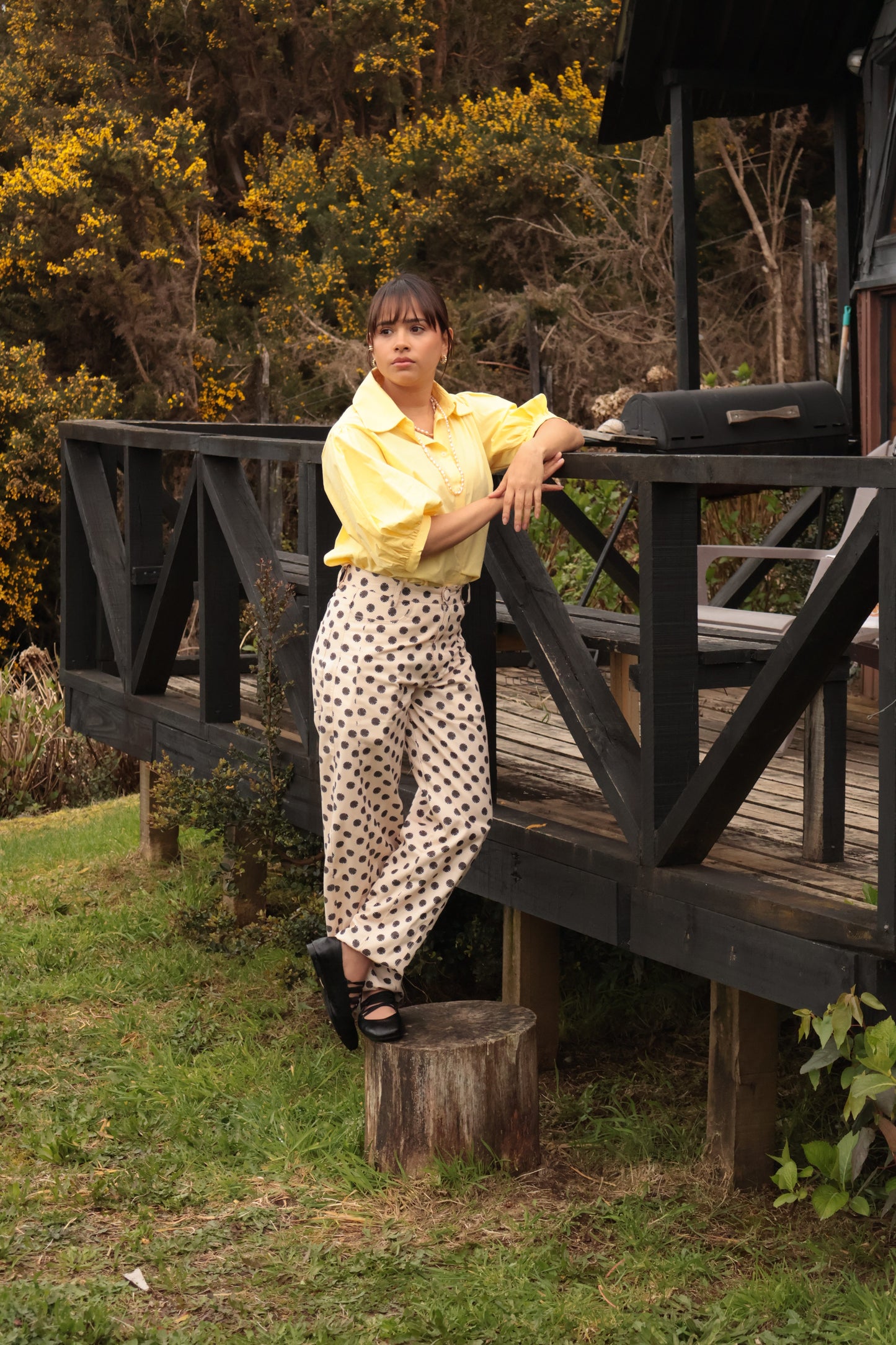 Pantalón Pixie Crema
