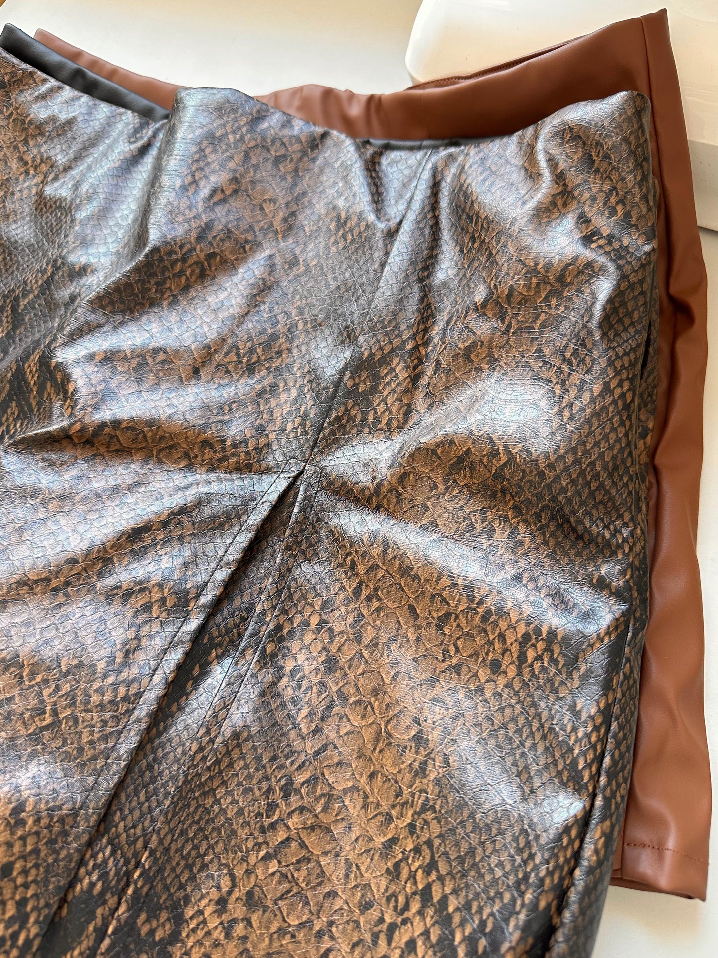 Falda Short Alicia Camel