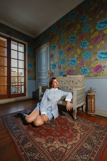 40% OFF Camisa Nicolina Celeste