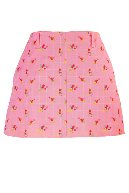 60% OFF Falda Luisa Rosa
